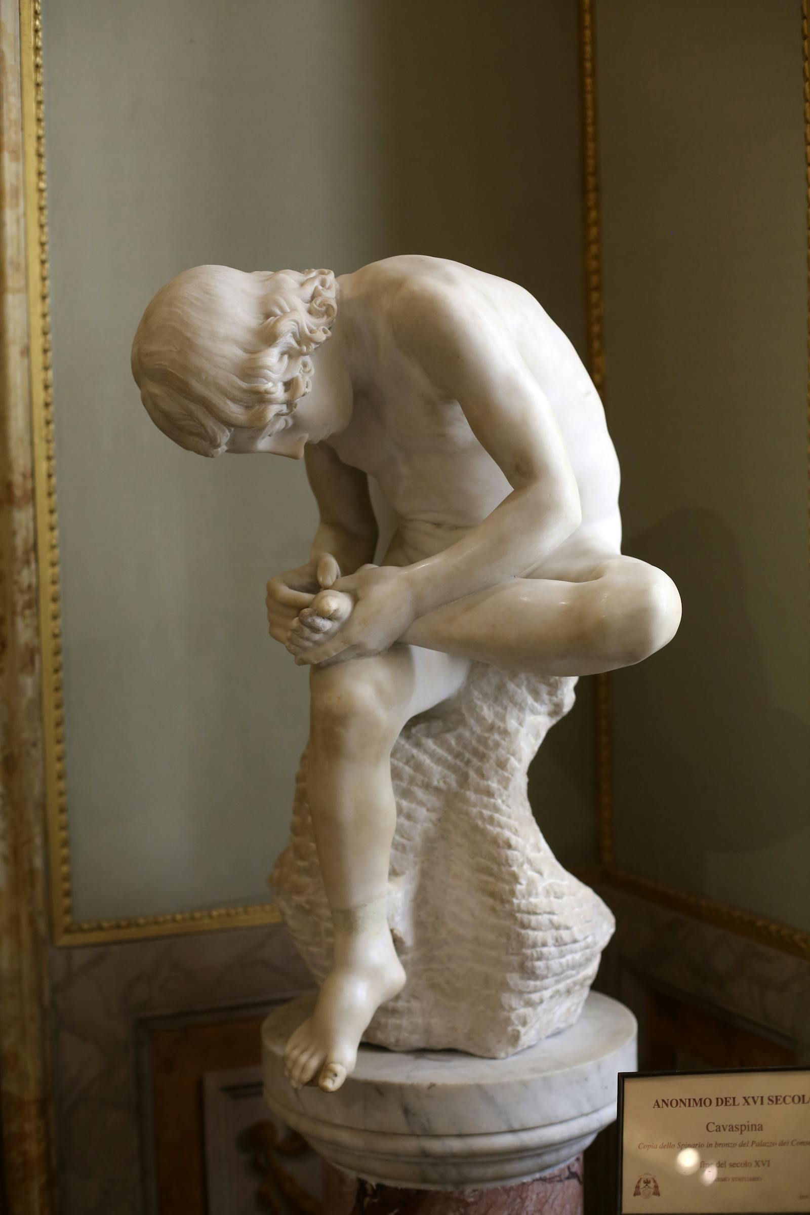 Socha Cavaspinà v Borghese galerii