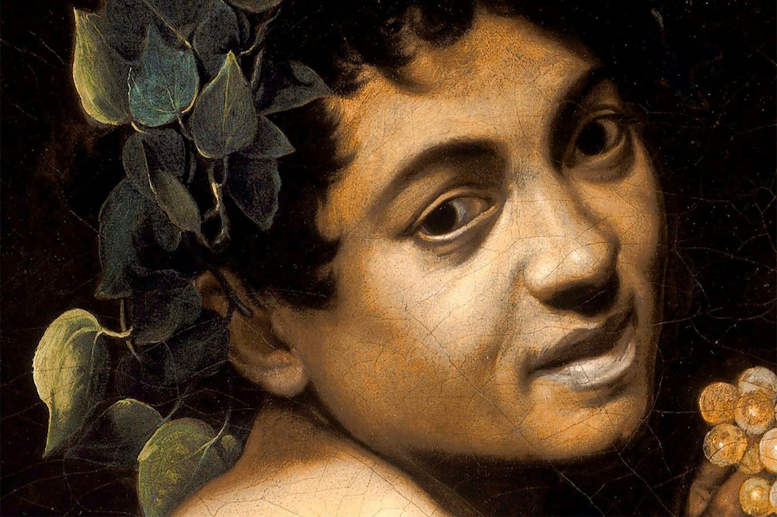 Portræt af Bacchus i Borghese-galleriet