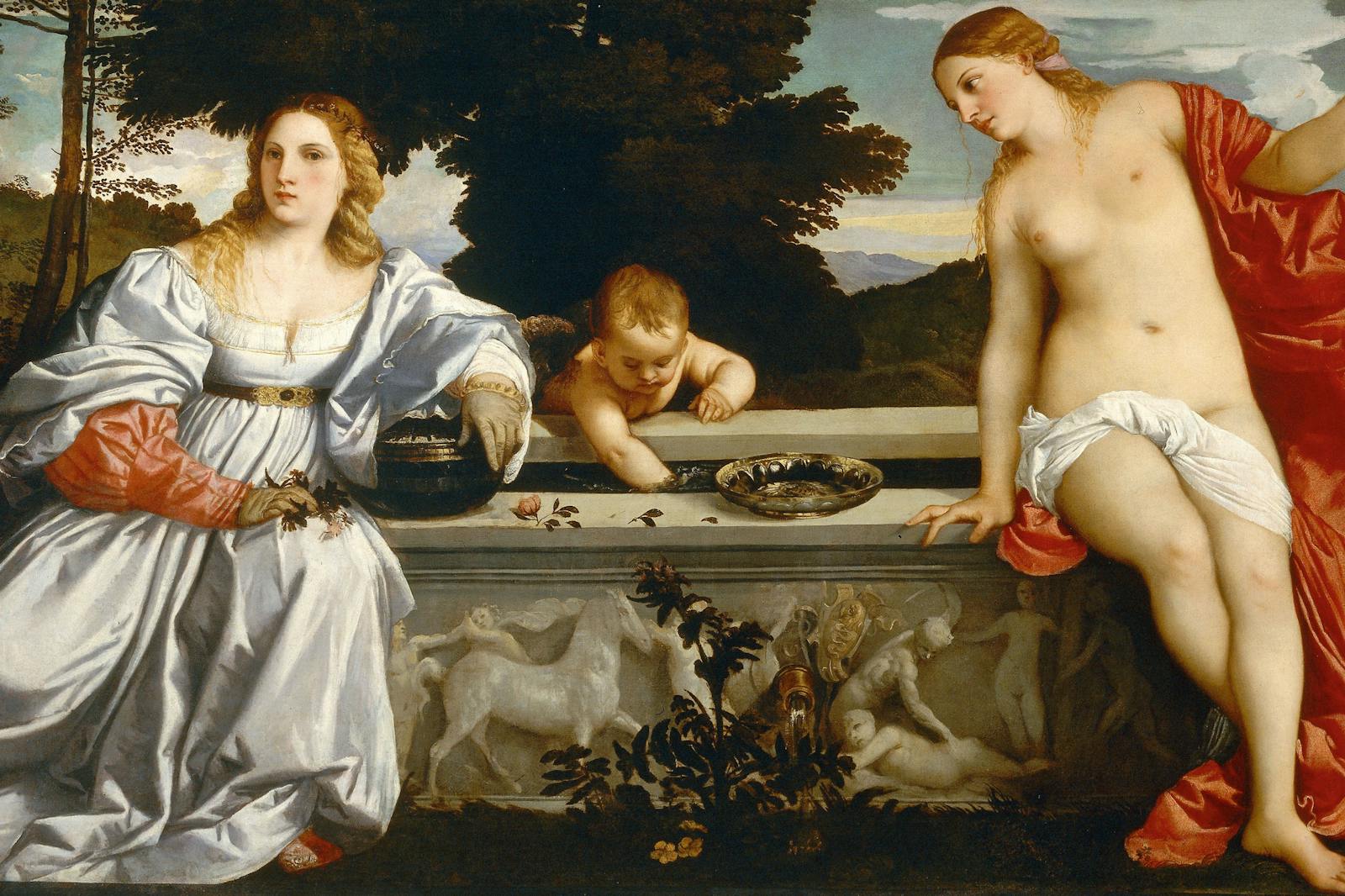 Allegori over Nympespringen i Borghese-galleriet